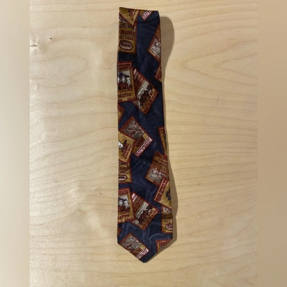 Jos. A. Bank Vintage Poster Print Tie (OX)